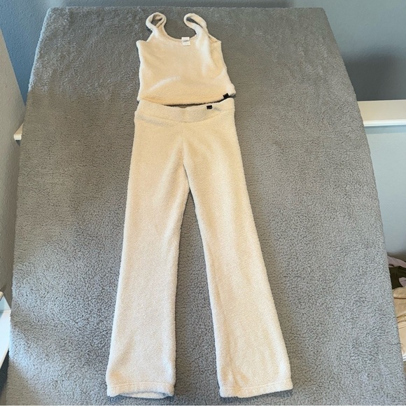 Victoria's Secret PINK Marshmallow Knit Sleep Set Pants  & Tank Top Pajama - Picture 14 of 16